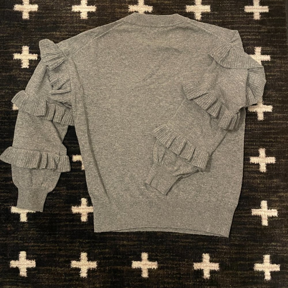 J. Crew Ruffle Sleeve Sweater - Picture 4 of 7